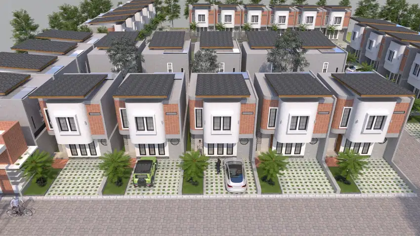 Rumah Villa Tropis Modern Ciawitali Cimahi utara