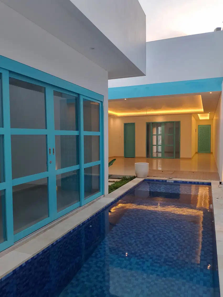 Villa Dengan Design Santorini Dekat Pantai Melasti bali