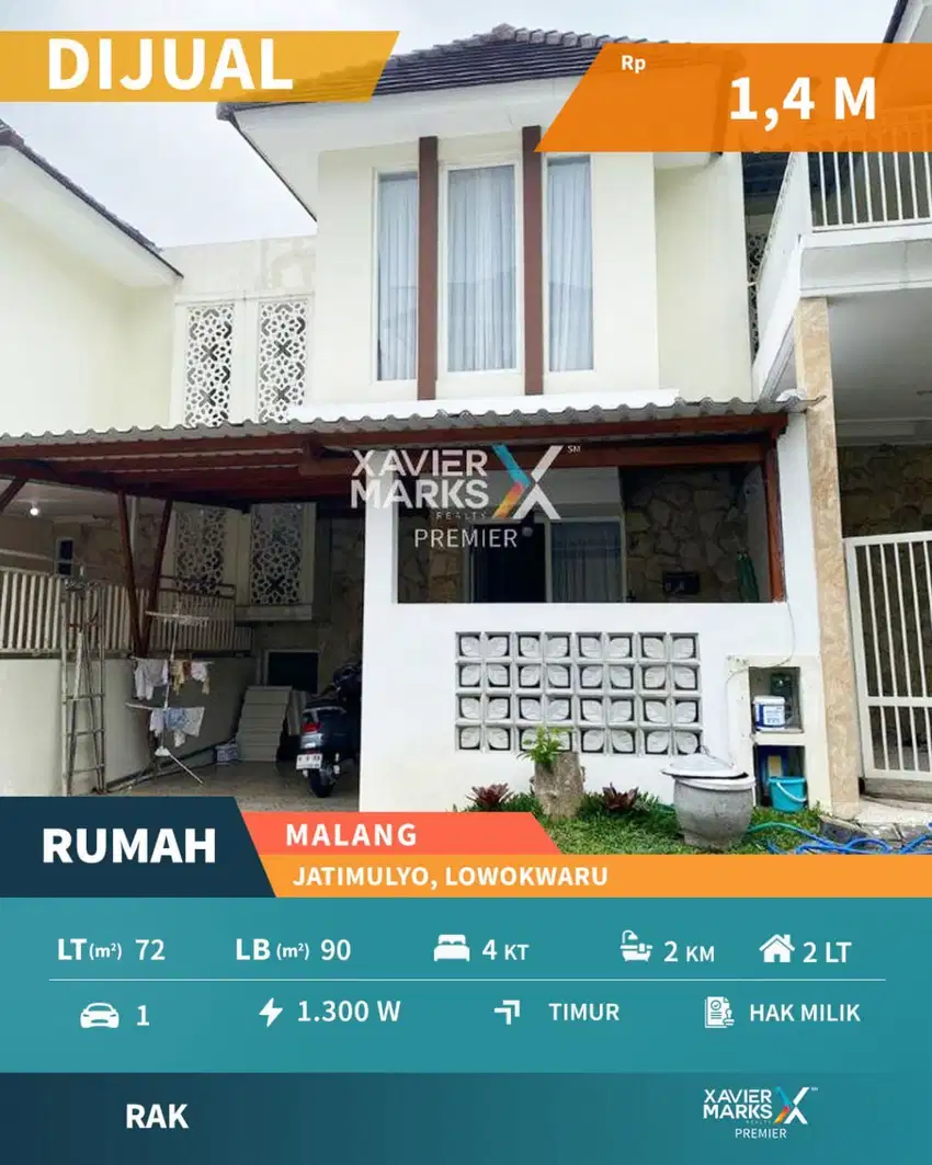 Rumah Siap Huni Di Jatimulyo Lowokwaru Malang Sudah Renov