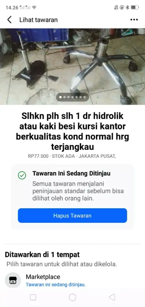 Slhkn plh slh 1 dr hidrolik/kaki besi kursi kantor berkualitas murah2
