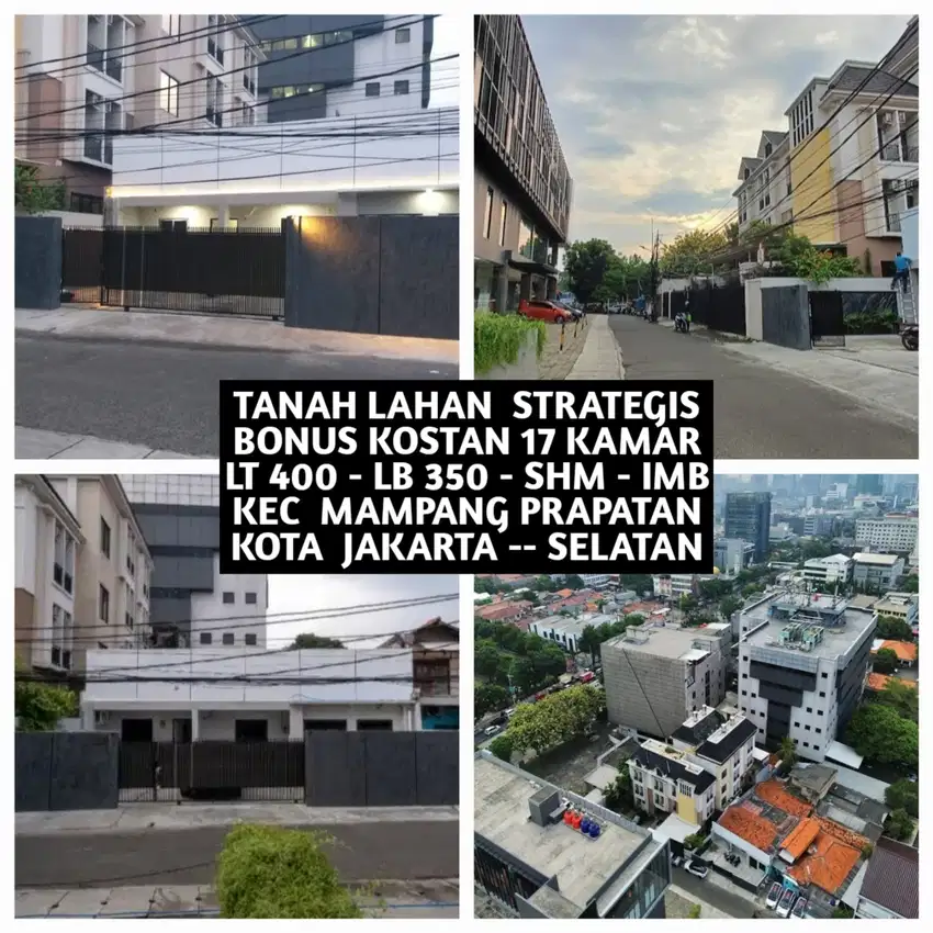 TANAH LAHAN KOMERSIAL STRATEGIS DI MAMPANG PRAPATAN JAKARTA SELATAN