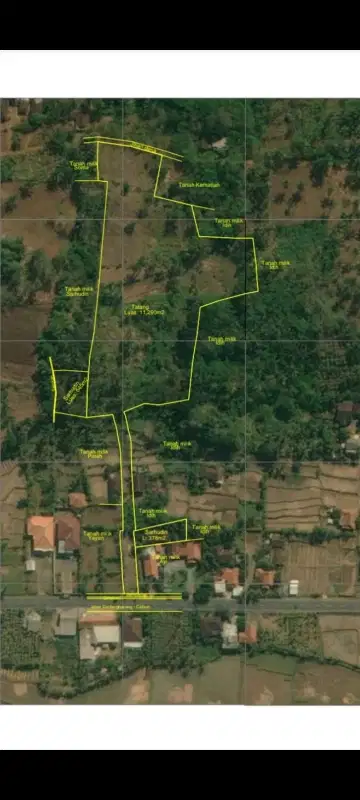 Dijua Murah Lahan 1,1H,View Pantai,dkt Wisata. Cidaun
