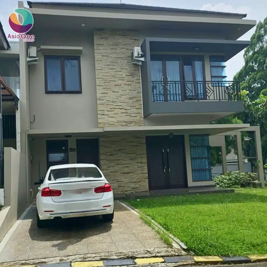 Rumah modern 2 lantai posisi hook di citra grand