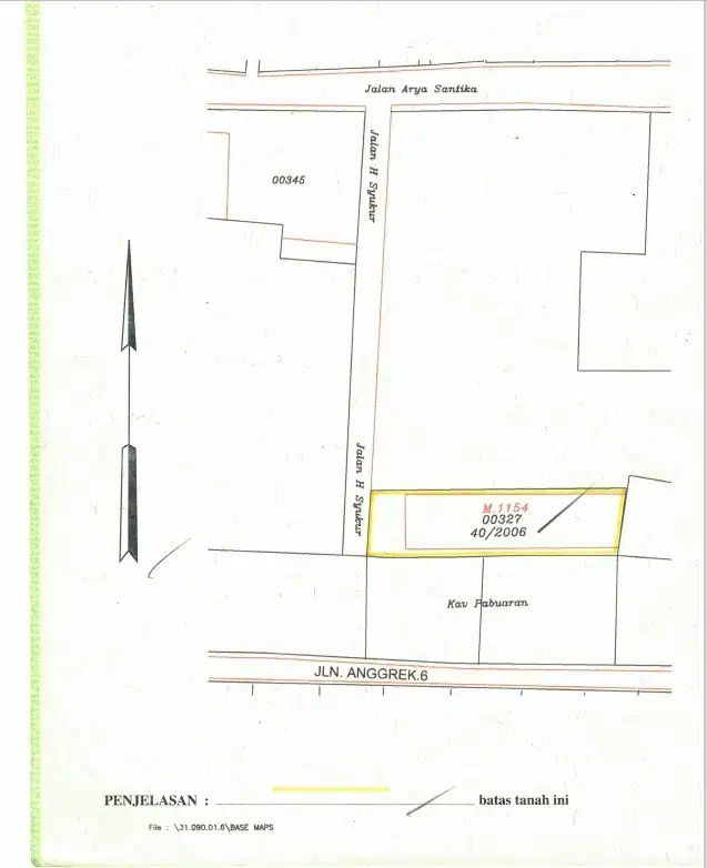 Rumah Kost Putri 30 Kamar Ditengah kota Tangerang (LT 507/LB374 M2)