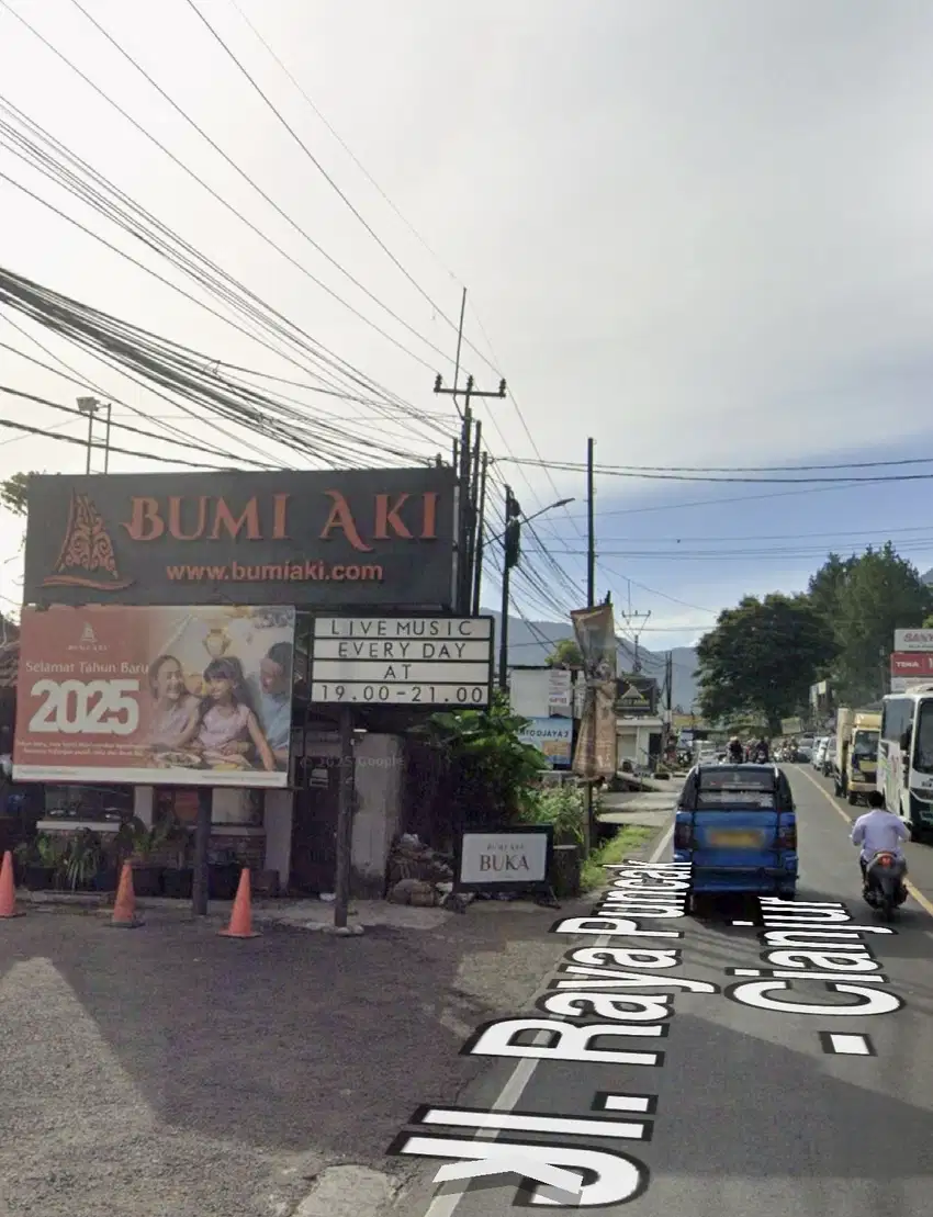 Dijual Tanah 1.700 m² di Cisarua Puncak – Hanya 90 Meter dari Jalan Ut