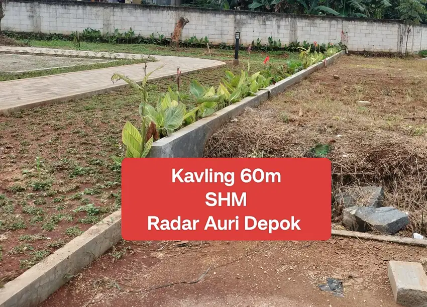 Dijual Tanah Kavling Siap Bangun Di Radar Auri Depok