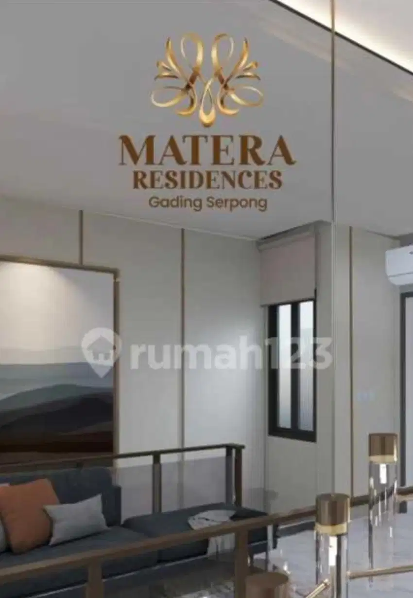 Rumah 10x20 Cluster MATERA RESIDENCES Gading Serpong Paramount Land