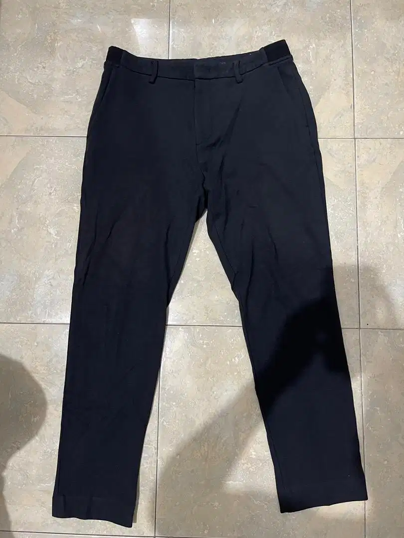 Long pants celana panjang polham hitam size 32 strech