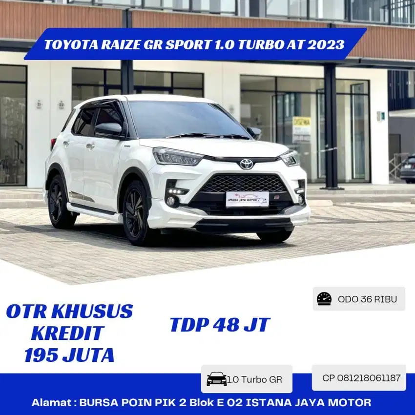 Toyota Raize GR Sport 1.0 Turbo AT 2023 Putih