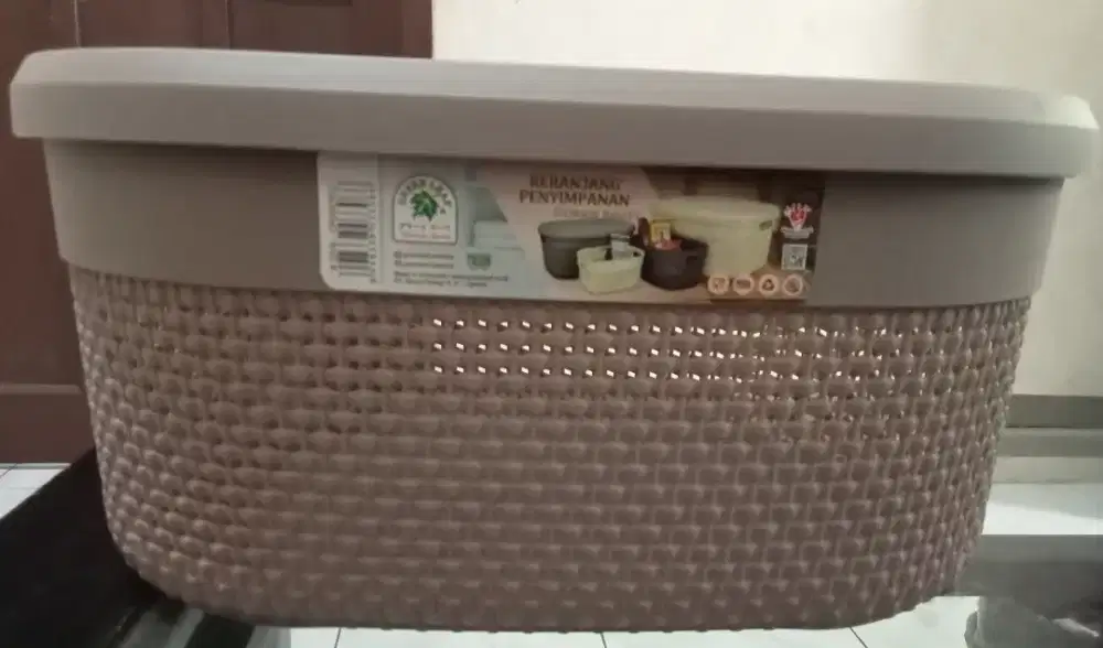 Jual keranjang penyimpanan merek green leaf