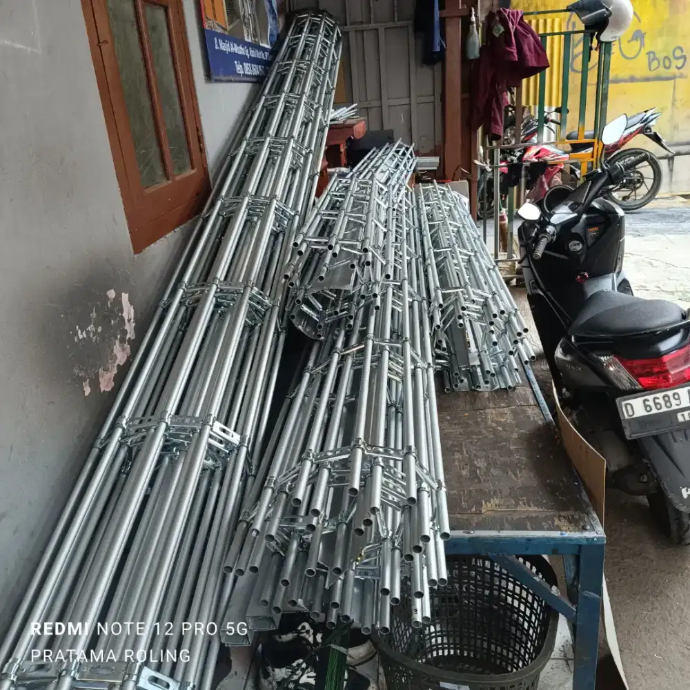 Rolling grille alumunium