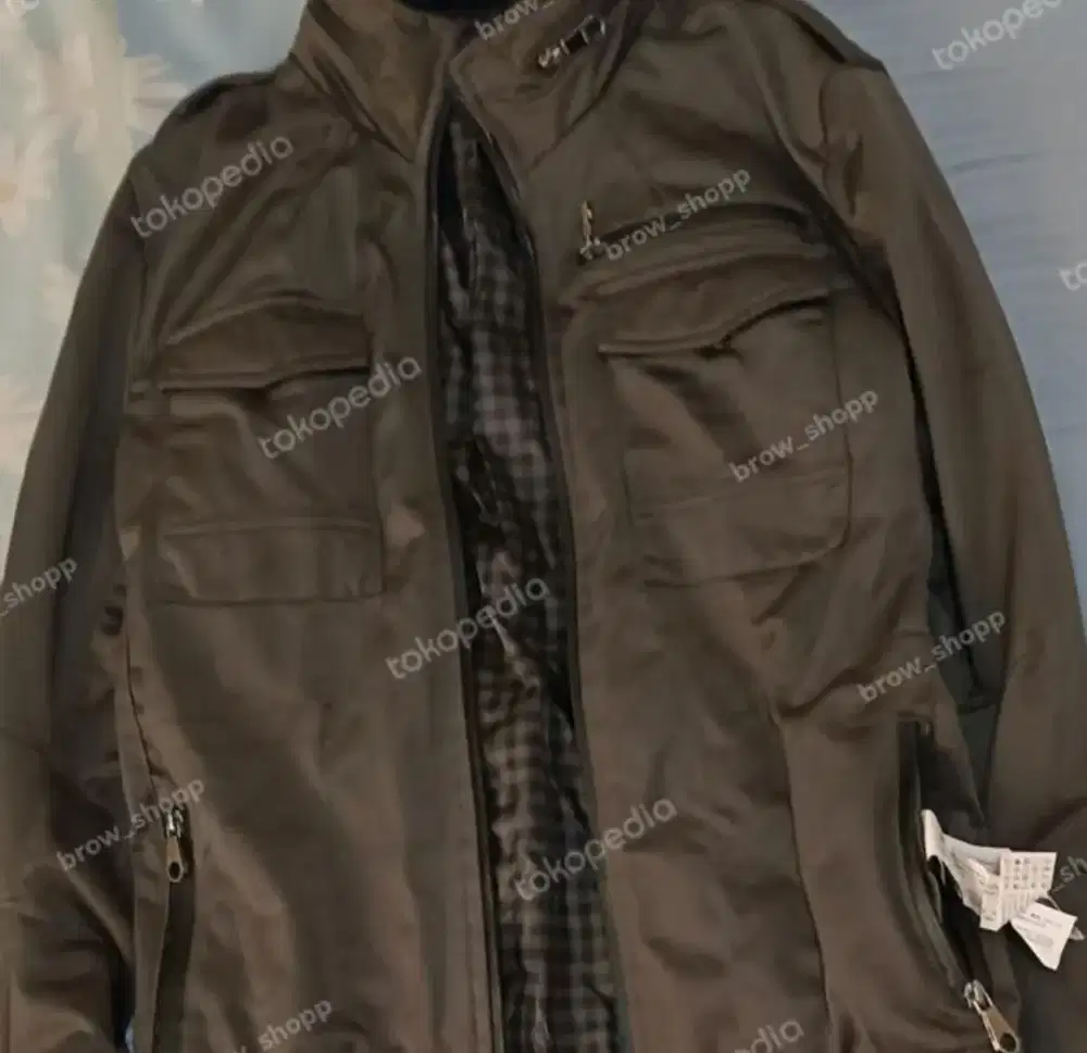 Jacket zara original hijau army