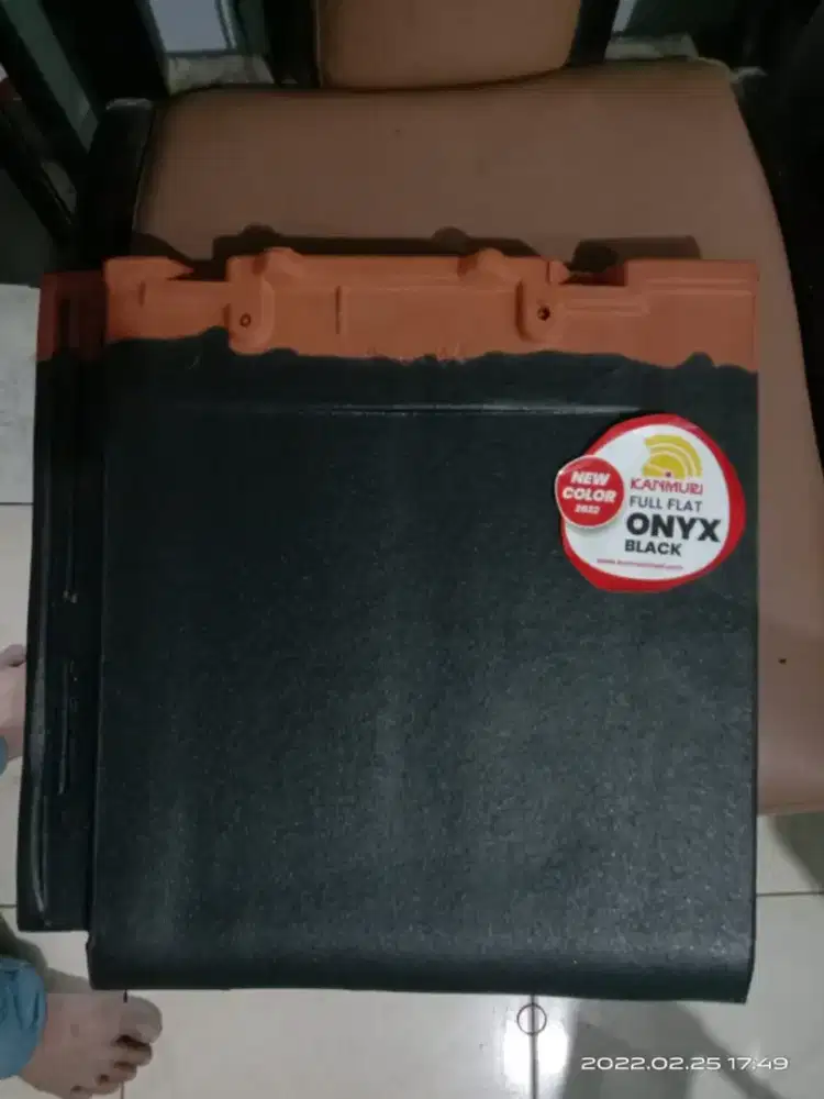 Genteng keramik plet natural