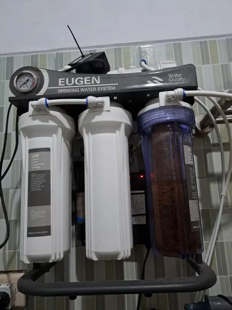 Aquarium + Sumfilter + Mesin RO EUGEN - 3 tabung filter