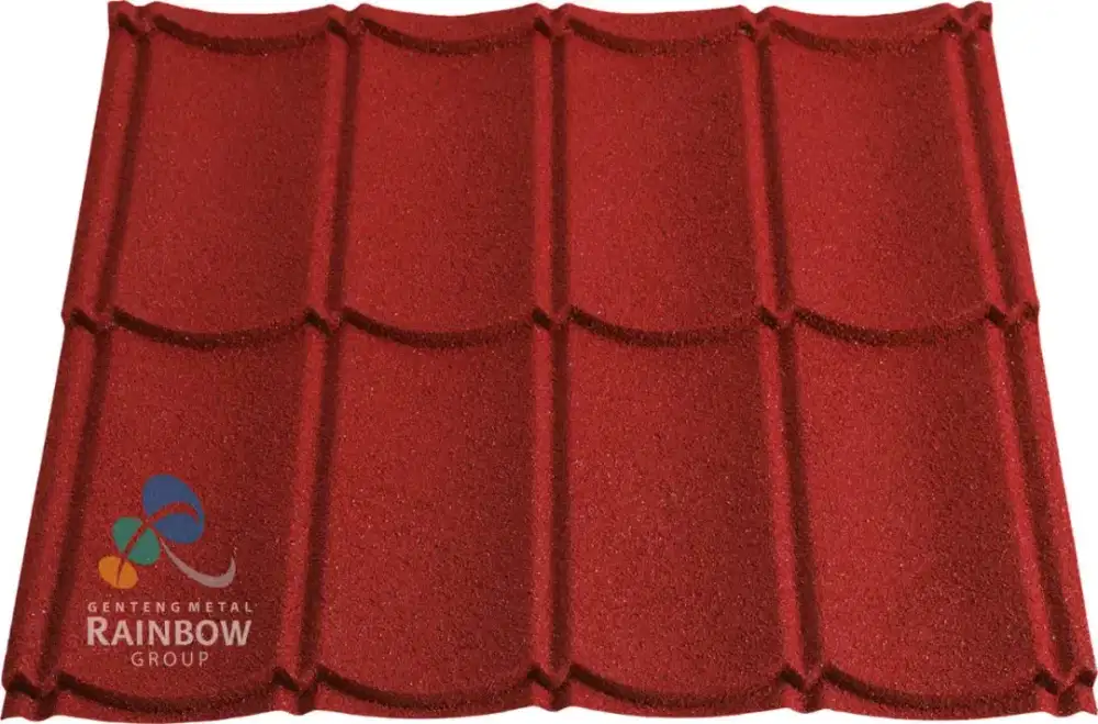 Genteng metal pasir arista rainbow 2x4 tebal 0.30 mm