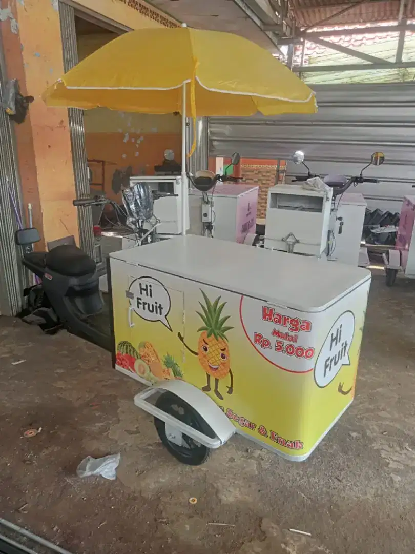 DIJUAL GEROBAK SEPEDA LISTRIK