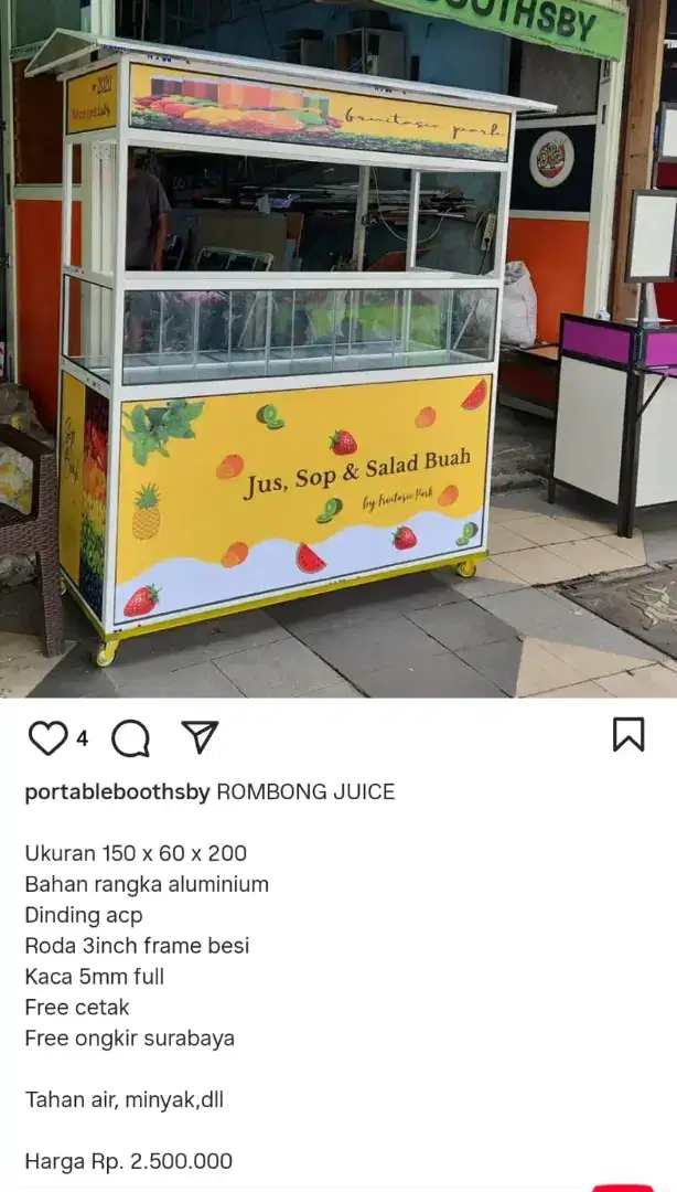 ROMBONG JUS DIJUAL