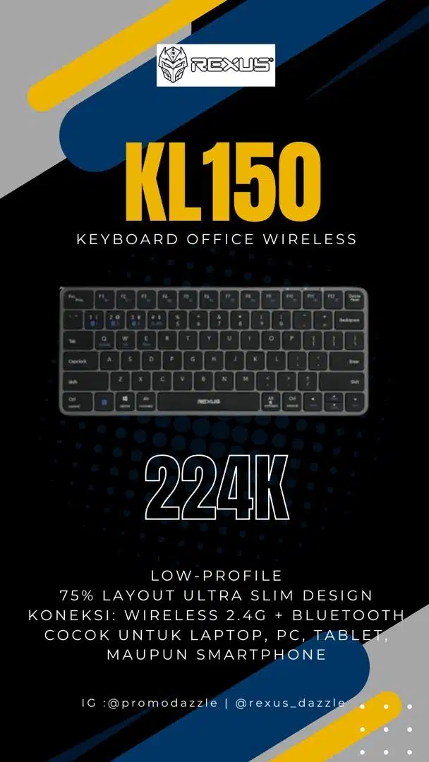 Keyboard bluetooth Rexus KL150