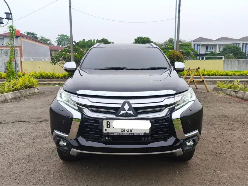 KM 79rb Mitsubishi Pajero Sport Dakar Sunroof 2018 2019 Hitam Record