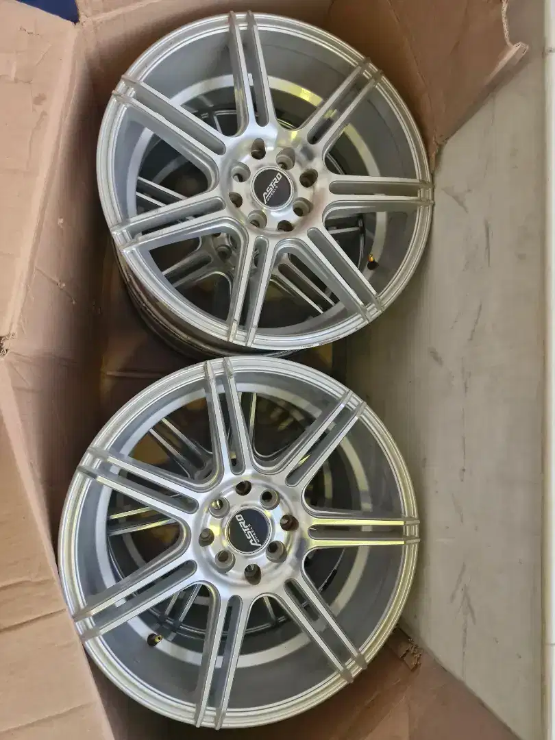 Velg Astro  Ring 17 double pcd 4x100 dan 4x114