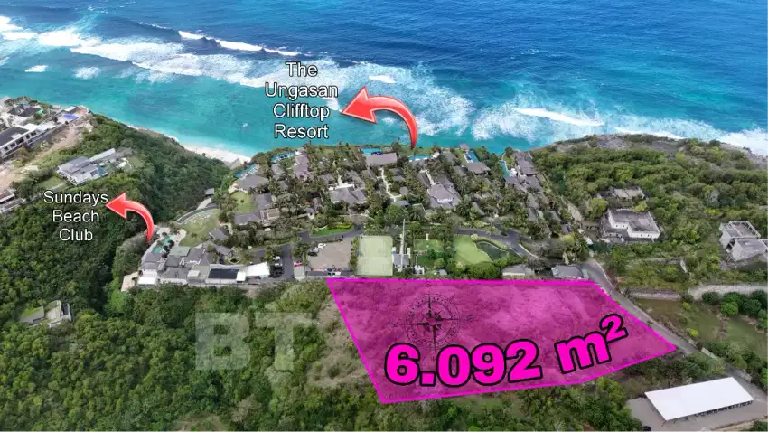 Premium Plot Land Beside Sundays Beach Club Pecatu Bali