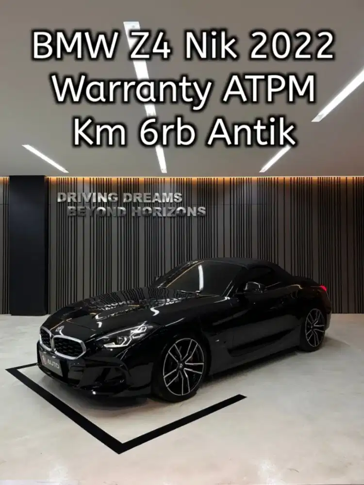BMW All New Z4 Roadster AT 2022 Hitam Km6rb B847MAN Cabriolet