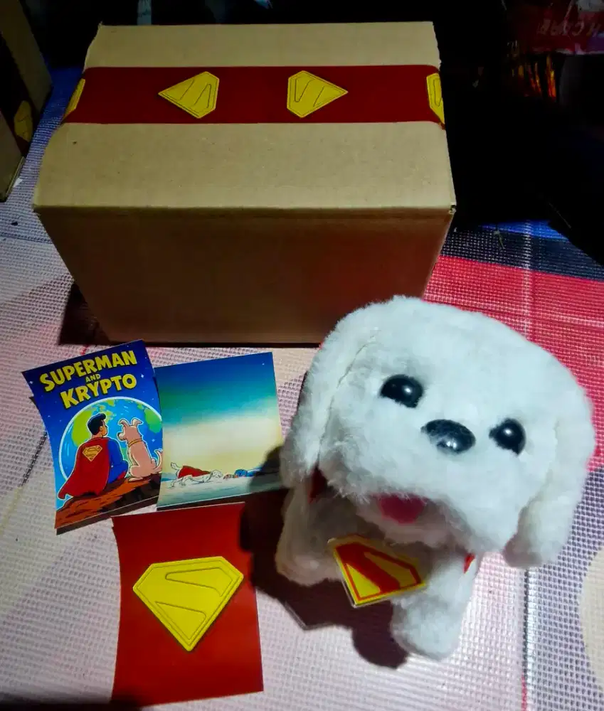 superman krypto superdog boneka