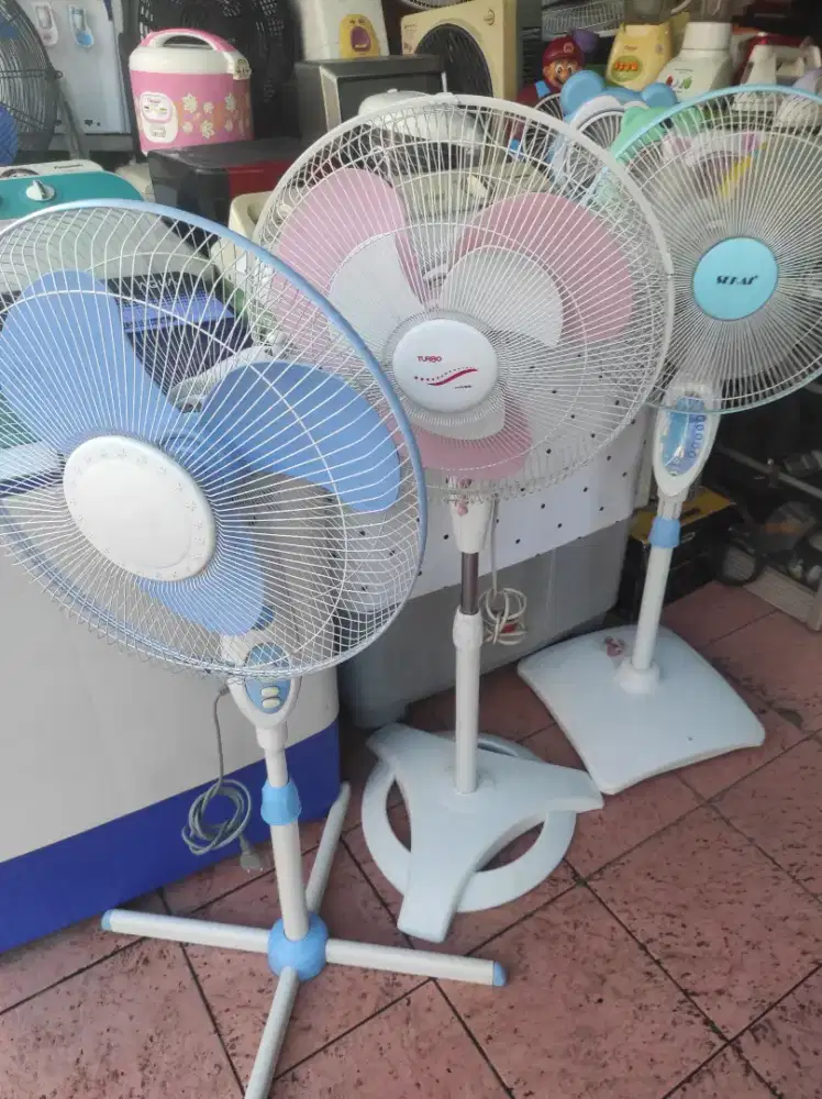 Kipas angin stanfan ukuran 16 inch siap pakai dan normal semua