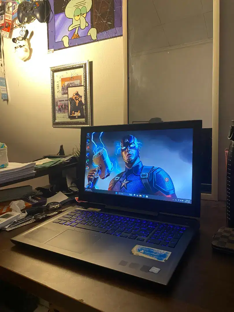 Laptop DELL Gaming Core i7 16gb GTX 1060 SSD G7 TT laptop 1650 asus