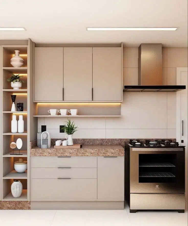 Custom Interior Kitchen Set, Backdrop TV, Lemari, Wardrobe, Kitchenset