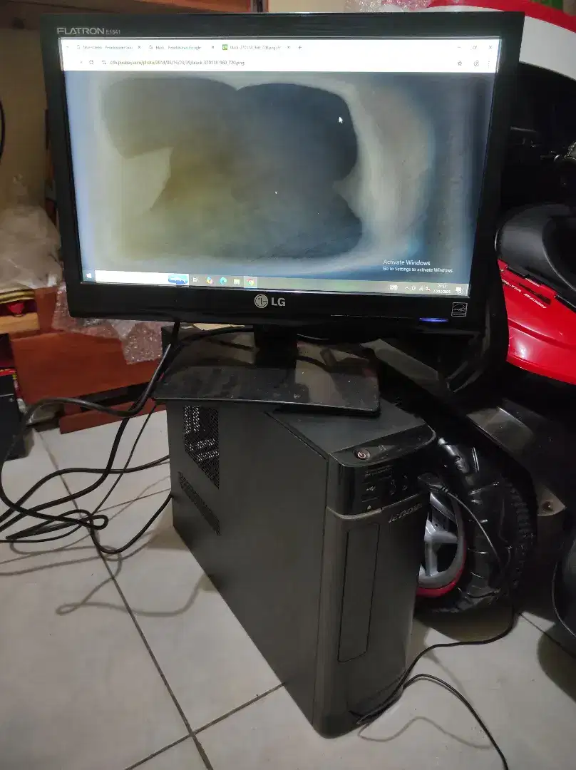 PC lenovo H520S CPU free monitor