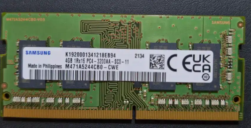 Dijual RAM 4GB DDR4 3200 (merk Samsung)