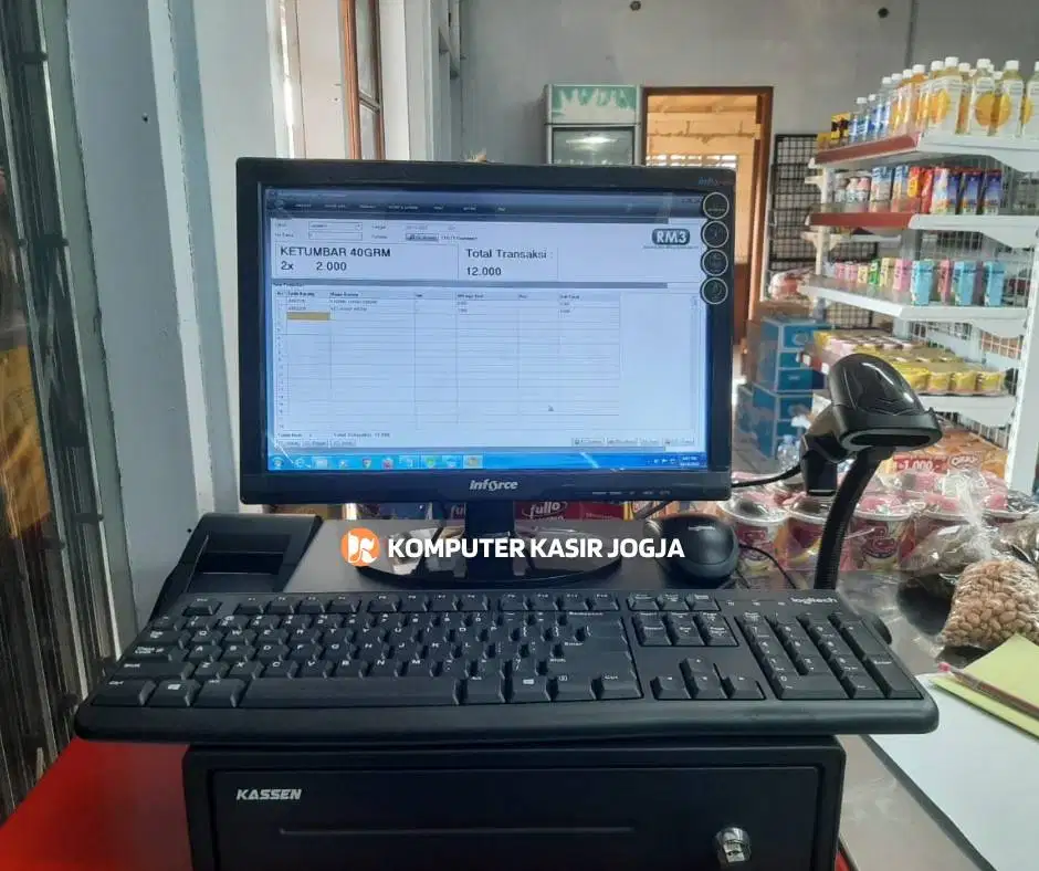 Paket KOMPUTER KASIR TOKO, MINIMARKET, TOKO SEMBAKO DLL.