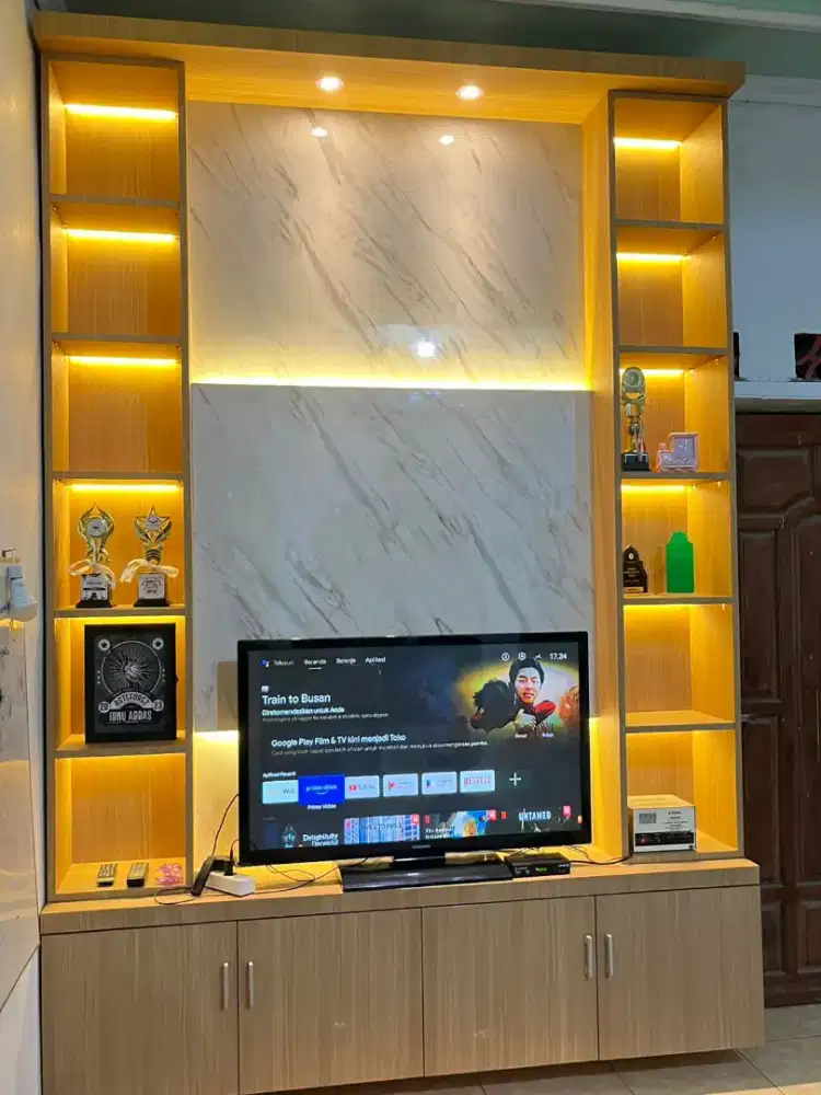 BACKDROP TV CUSTOM TERMURAH LAMPUNG