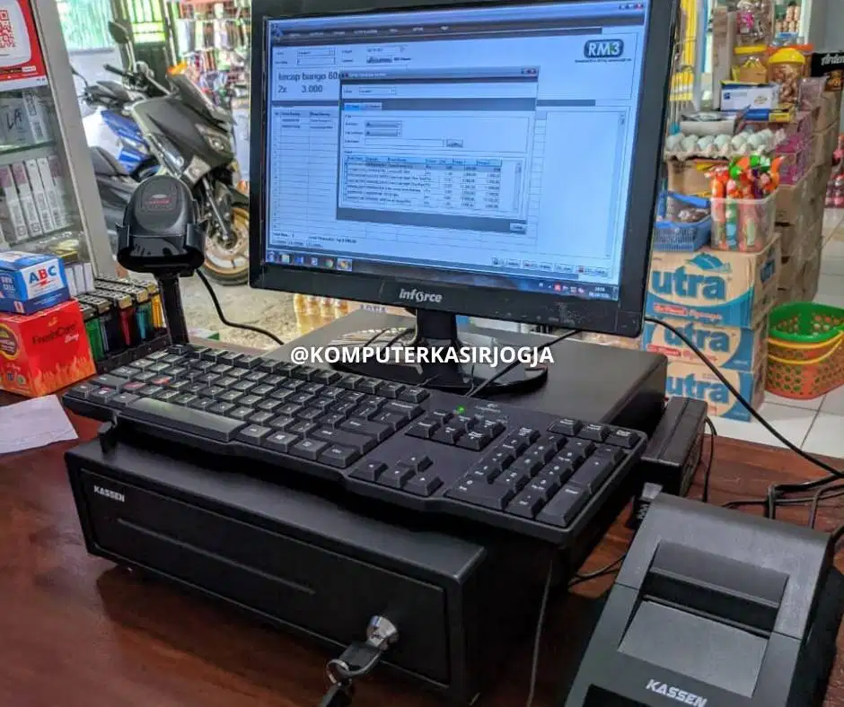KOMPUTER KASIR TOKO & MINIMARKET, WARUNG SEMBAKO DLL.