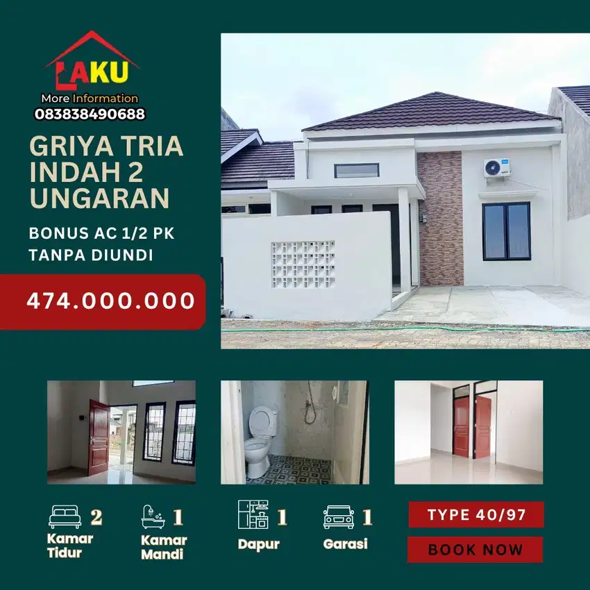 Rumah Pesan Bangun di Lokasi Super Premium Strategis Ungaran