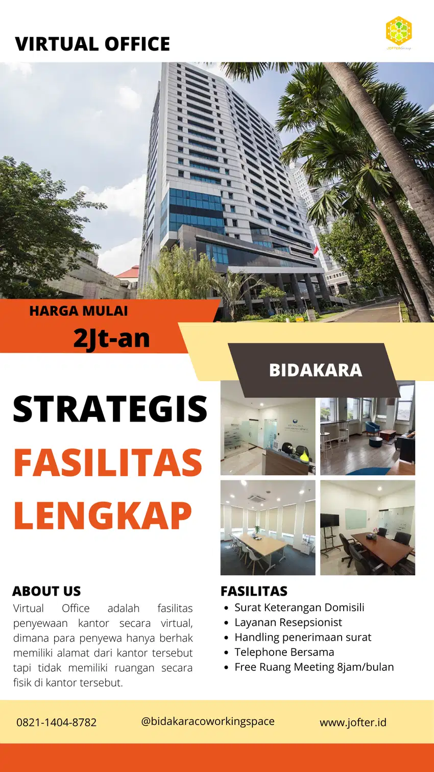 VIRTUAL OFFICE (PAKET PLATINUM) MENARA BIDAKARA