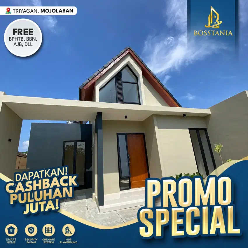 RUMAH MEWAH 2 KAMAR TIDUR TIMUR KAMPUS UNS