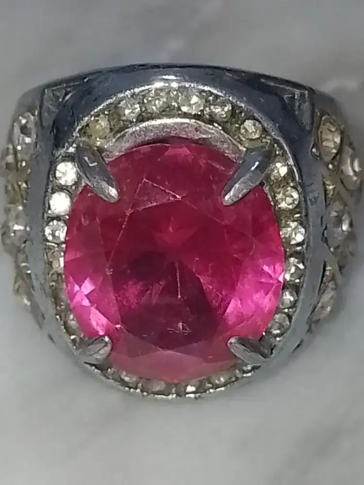 Batu Siam Rose Natural