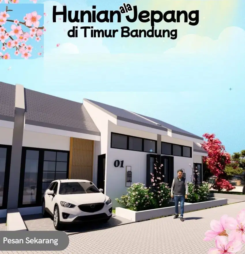 Rumah Baru Hunian Ala Jepang Minimalis di Timur Bandung