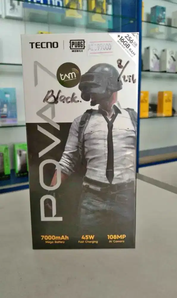 Tecno Pova 7 8+8/128 Cocok buat PUBG