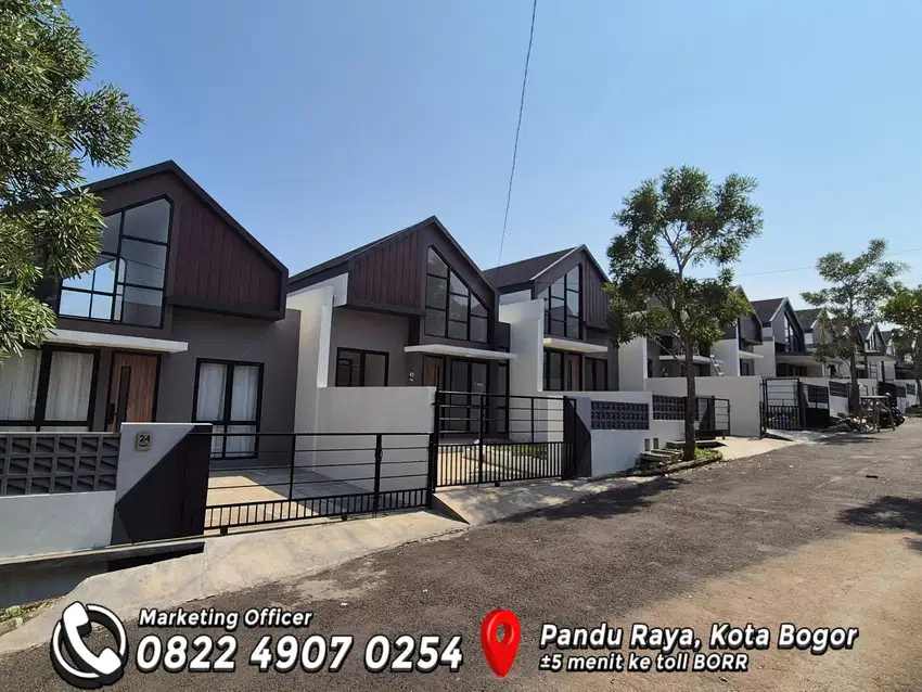 Rumah Scandinavia di nusa indah Residence , Siap Huni