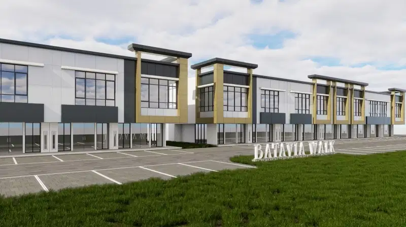ruko baru Grand Batavia walk pinggir jalan