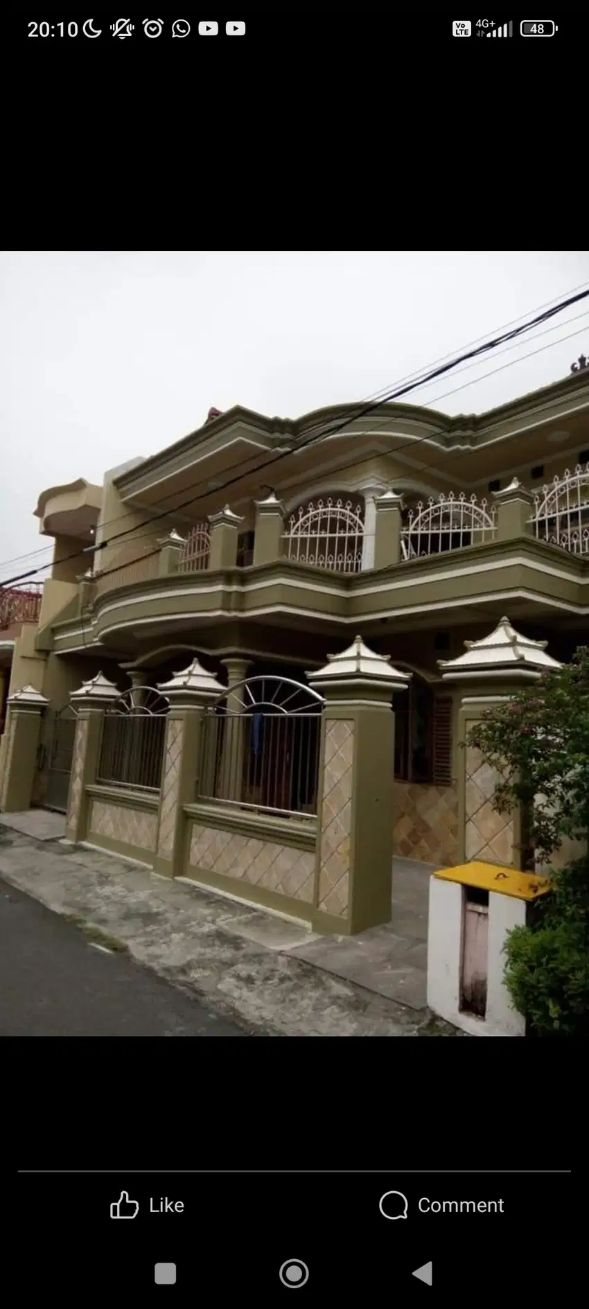 Rumah 2 Lantai Jalan Tarakan Perum Gatoel