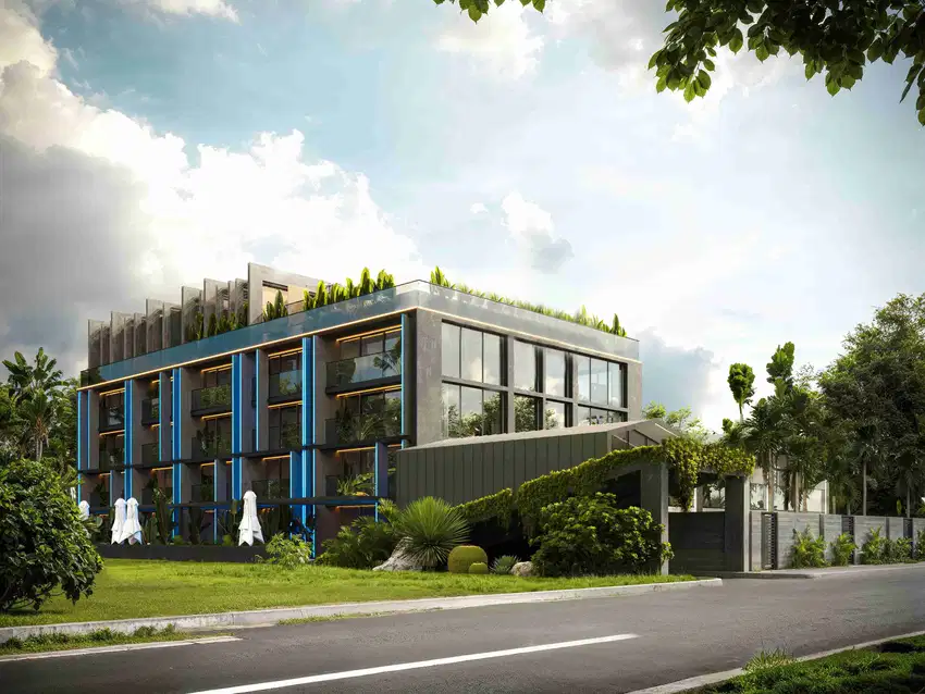 OCEAN VIEW APARTMENT IN KUTUH WITH ROOFTOP AMENITIES