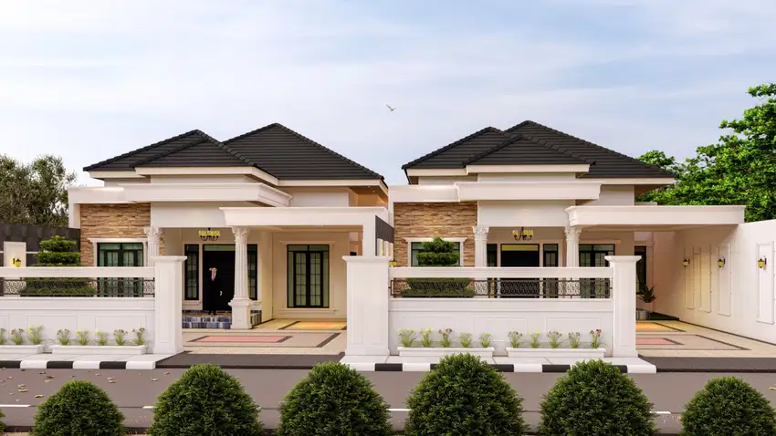 Jual Rumah Bulatan Mewah di Jalan Harapan Raya Pekanbaru