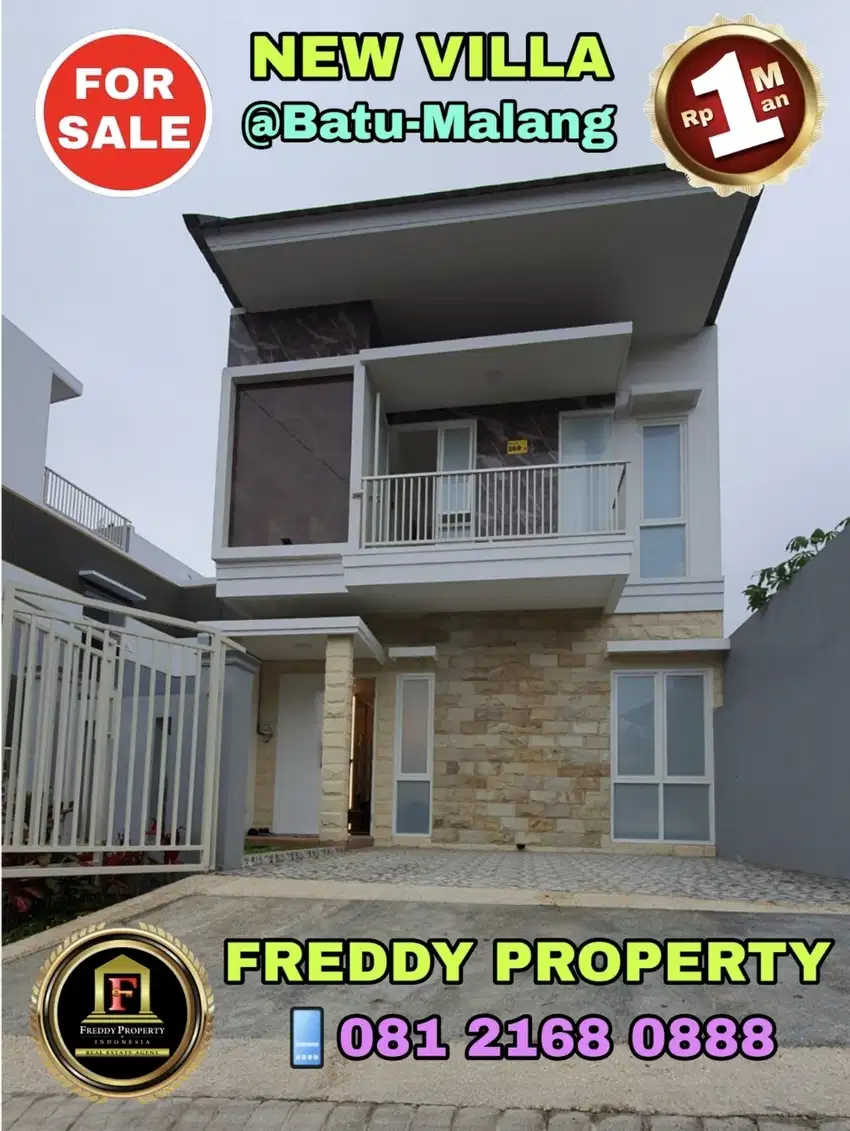 DIJUAL MURAH : VILLA MEWAH BATU MALANG