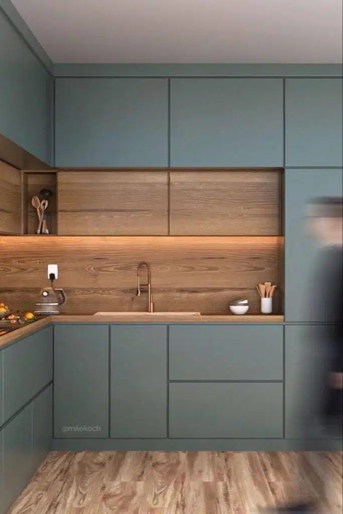 Custom Interior Kitchen Set, Backdrop TV, Lemari, Wardrobe, Kitchenset
