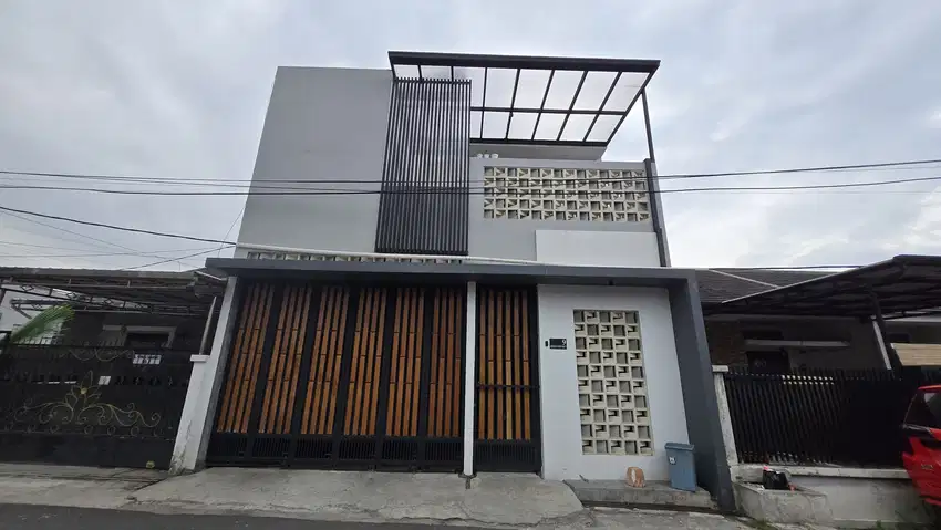 Jual Rumah Di Arcamanik Bandung Full Furnish Konsep Industrial Modern