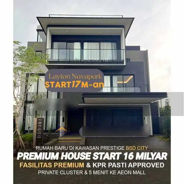 Layton navapark merupakan cluster Sultan terakhir pusat kota BSD